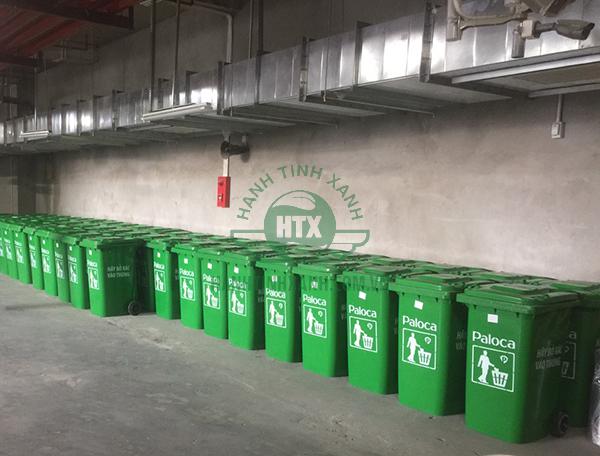 Dự án cung cấp thùng rác nhựa 240L tại chung cư ICID Complex
