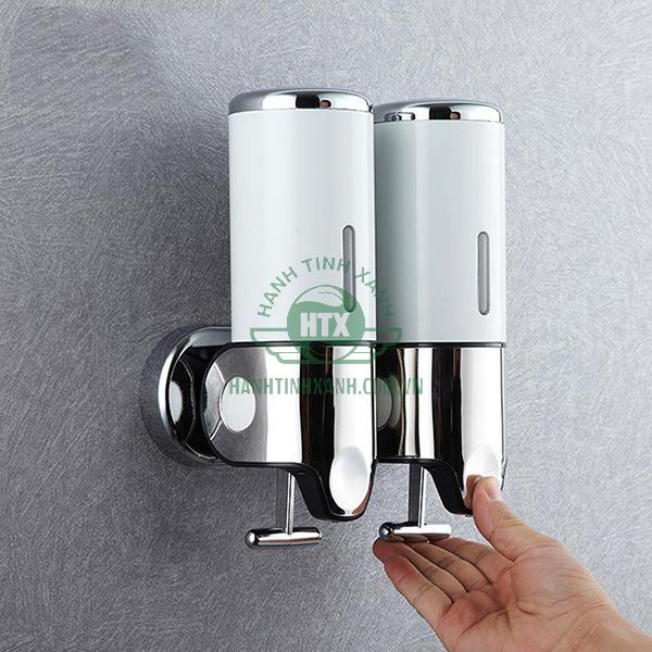 Trang bị hộp đựng dung dịch nước rửa tay trong nhà vệ sinh