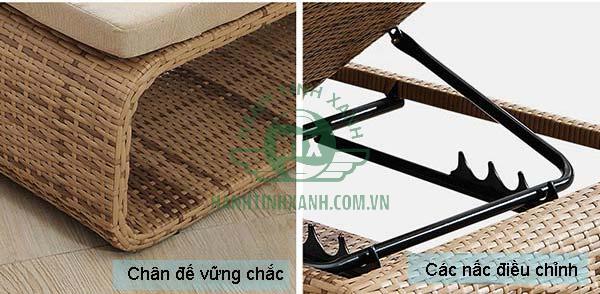 Nhận biệt ghế hồ bơi mây nhựa hàng chính hãng và hàng nhái