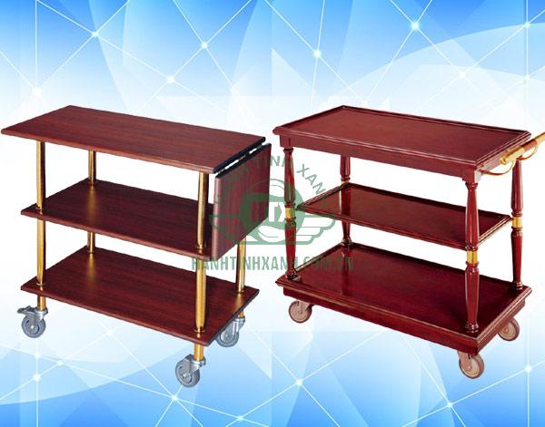 Xe đẩy thức ăn bằng gỗ luôn đắt