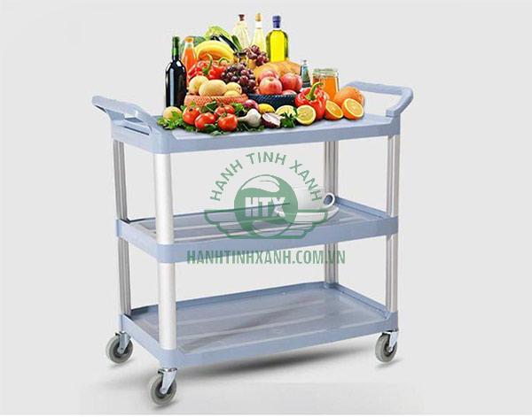 Xe đẩy thức ăn nhập khẩu luôn đắt hơn hàng trong nước