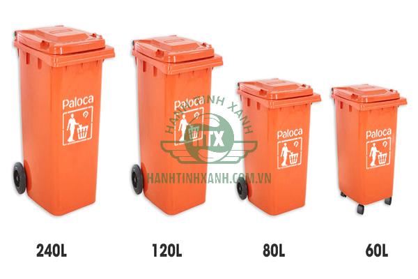dung tích thùng rác 