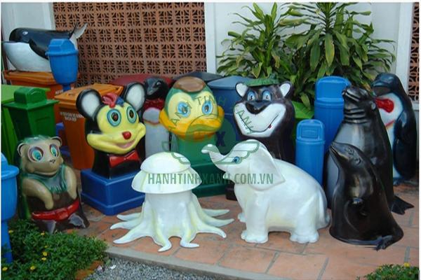 Kiểu dáng thùng rác 