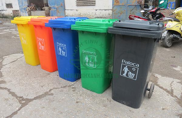 Giảm giá 50% khi mua thùng rác nhựa 120 lít Paloca