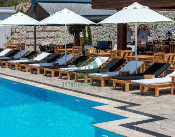 Thiết kế ghế tắm nắng cần đồng bộ và sang trọng