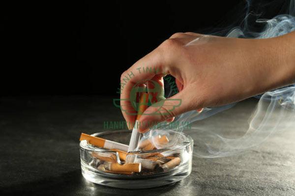 Nếu dùng tại gia đình, chỉ cần khay đựng tàn thuốc nhỏ