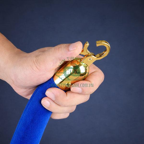 Dây nhung cột chắn chính hãng có móc nối chắc chắn