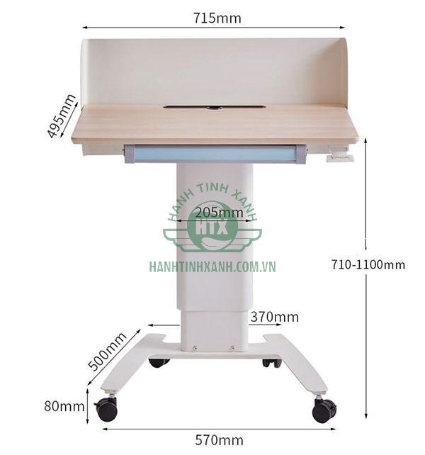 Kích thước bục phát biểu thông minh, đa năng