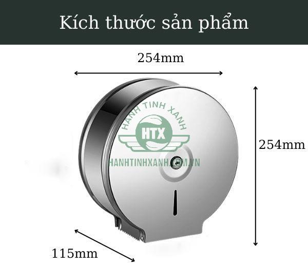 Kích thước hộp đựng giấy vệ sinh tròn nhà tắm