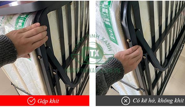 Kiểm tra chức năng gập gọn giường