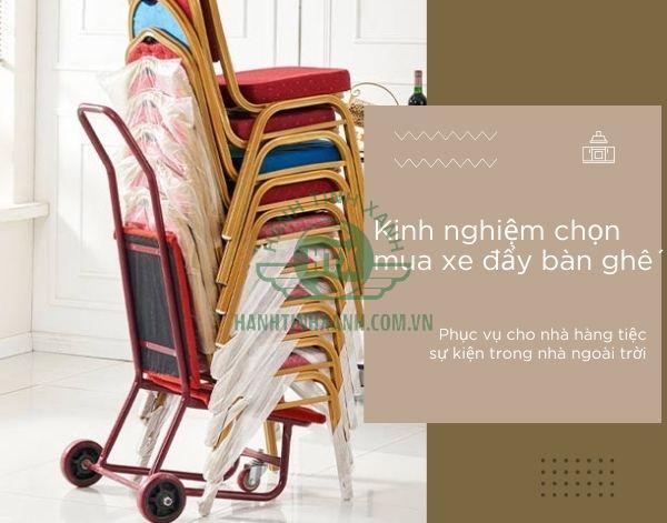 Share kinh nghiệm mua xe đẩy bàn ghế nhà hàng