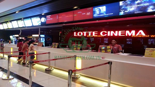 Cột chắn inox dây căng