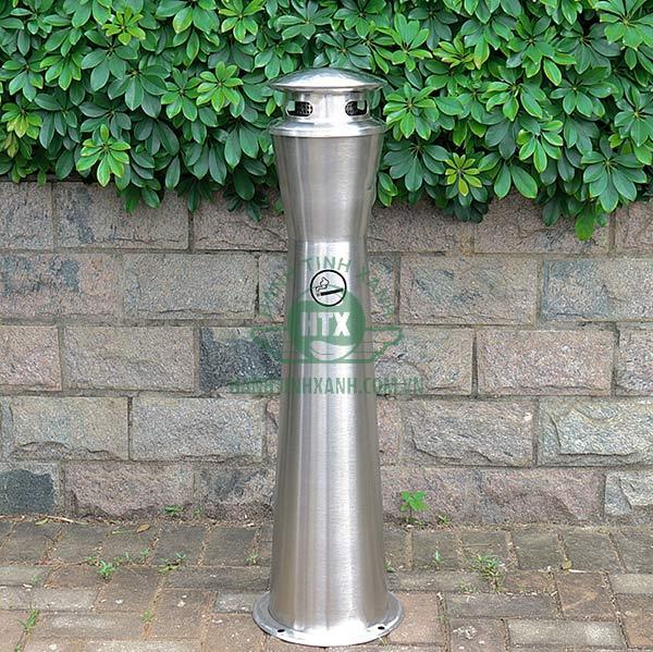 Đặt trụ gạt tàn sáp mép tránh xô đổ ngã