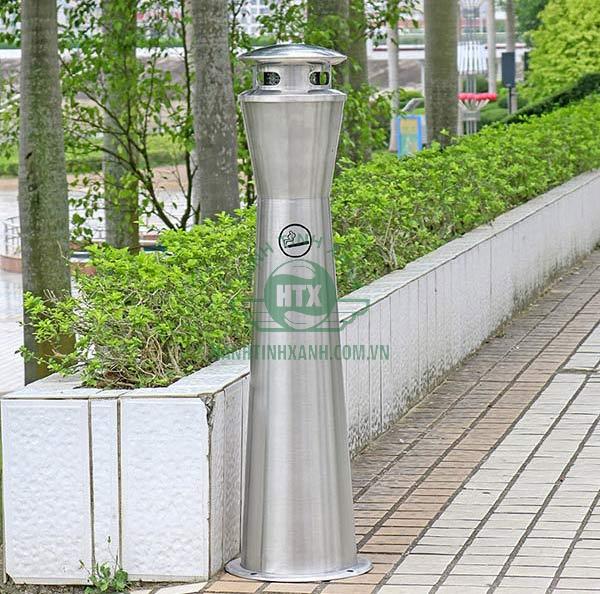 Đặt trụ gạt tàn sáp mép tránh xô đổ ngã