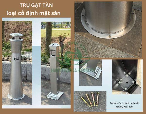 Cây gạt tàn ngoài trời có nên lắp vít cố định tăng tính ổn định không?