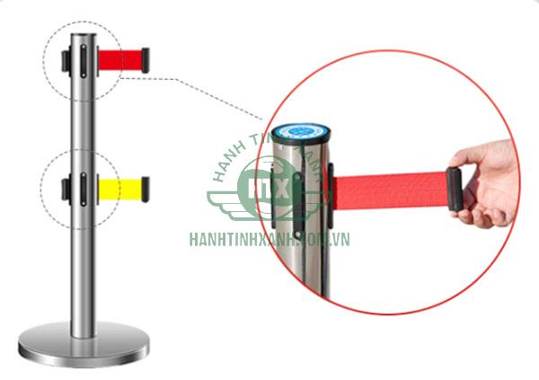 Hộp đựng dây kéo căng trên cột chắn dễ hỏng hóc