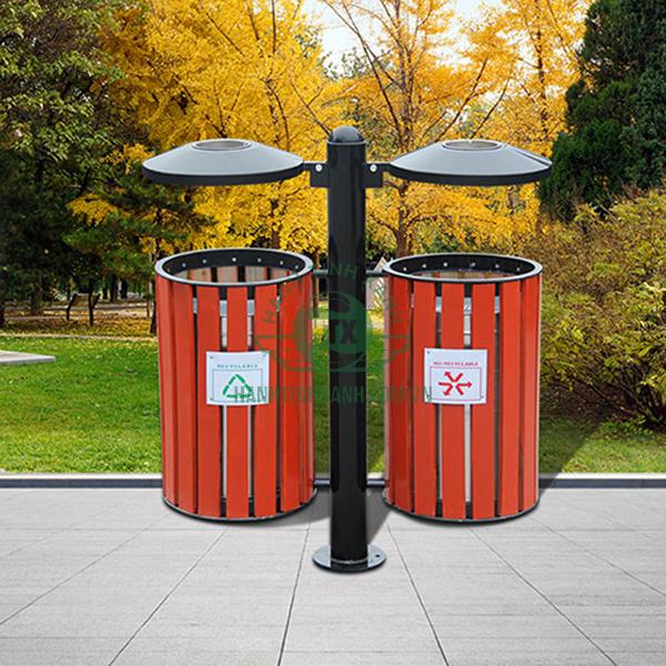 Những mẫu thùng rác có thể dùng để trang trí cảnh quan