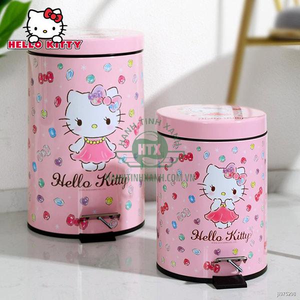 Thùng rác họa tiết Hello Kitty