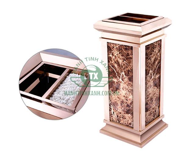 Kết cấu nắp thùng rác