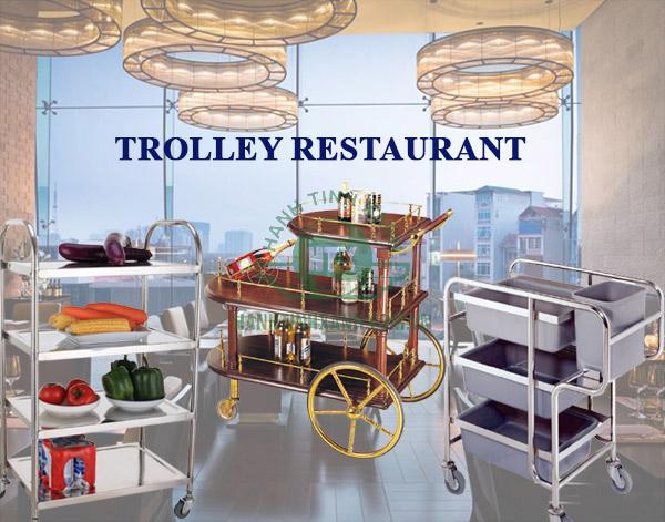 Các mẫu trolley restaurant thông dụng nhất