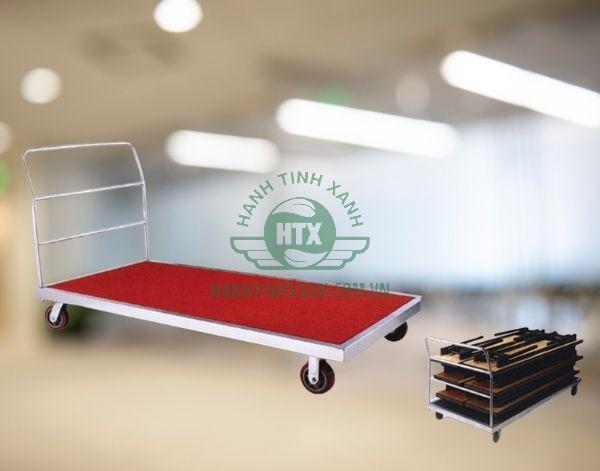 Mẫu xe đẩy bàn gấp kiểu dáng chữ L