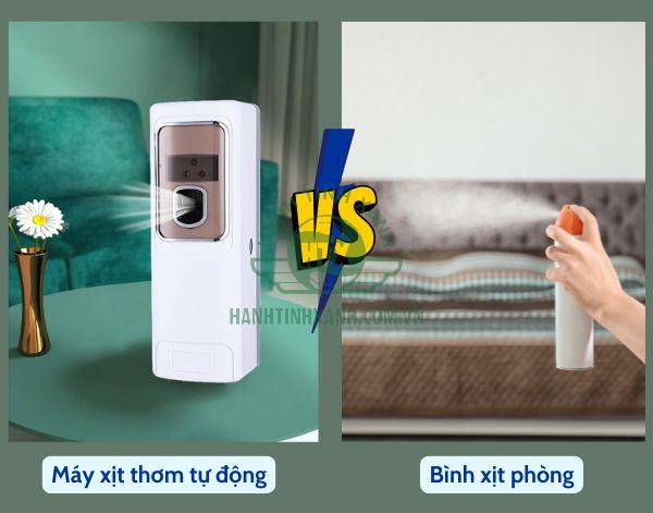 Bạn chọn máy xịt thơm tự động hay bình xịt phòng thông thường?