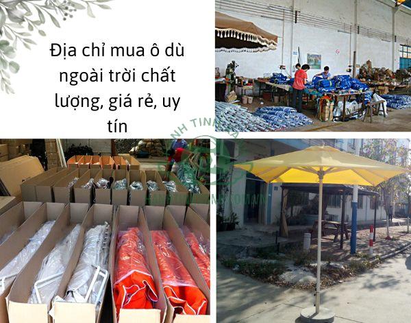 Hành Tinh Xanh - xưởng cung cấp ô dù che nắng chất lượng, giá rẻ