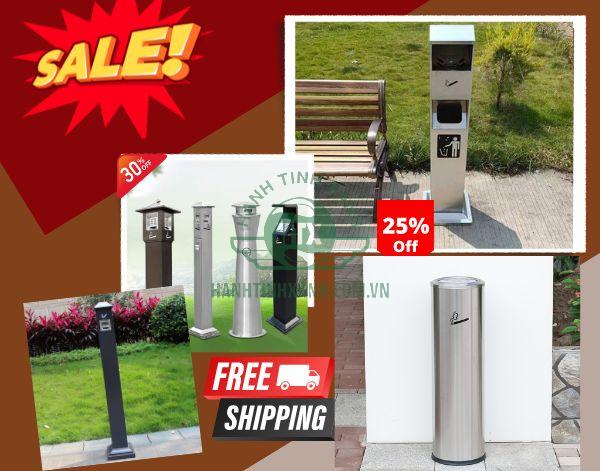 Không nên bỏ qua các chương trình sale trụ đựng gạt tàn