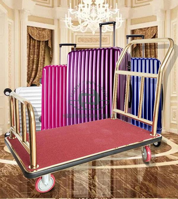 Khách sạn nhỏ thích hợp dùng loại xe đẩy hành lý nào?