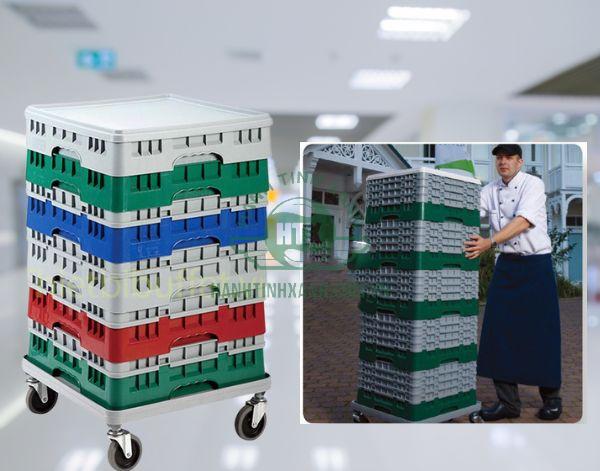Đặt mua ngay xe vận chuyển khay rack để đảm bảo hoạt động nhà hàng tốt nhất