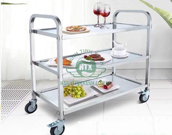 Hành Tinh Xanh bán xe đẩy inox vận chuyển thức ăn