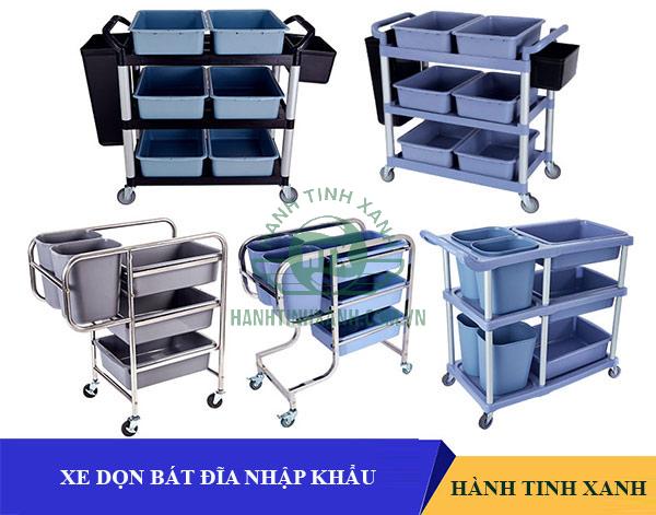 Lý do khách hàng tin dùng xe dọn bát đĩa nhập khẩu Hành Tinh Xanh