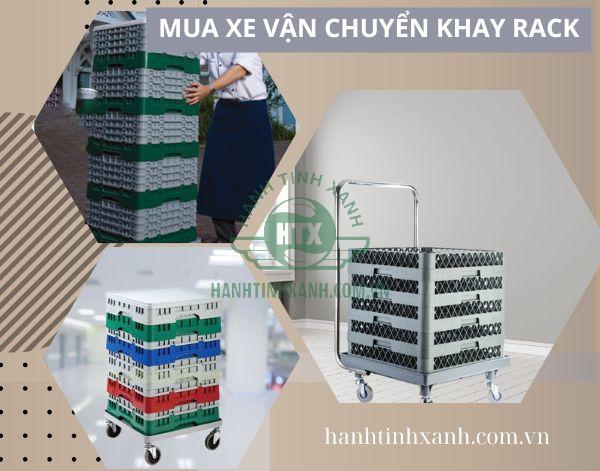 Mẫu mã xe đẩy rack nhà hàng đa dạng