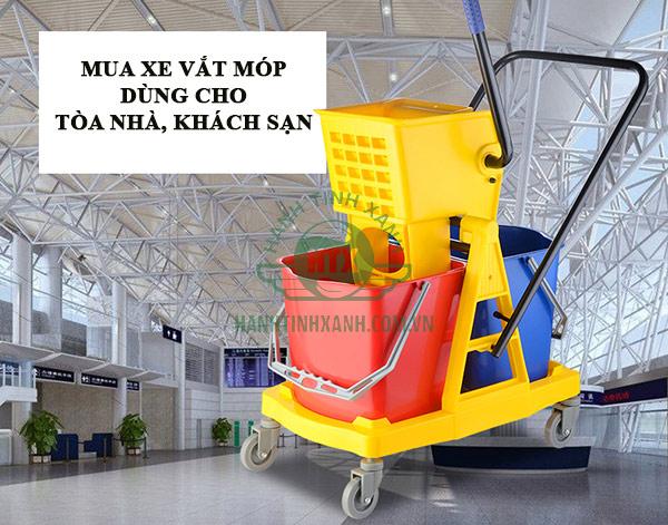 Mua xe ép nước cây lau sàn cho không gian rộng, lưu ý gì?