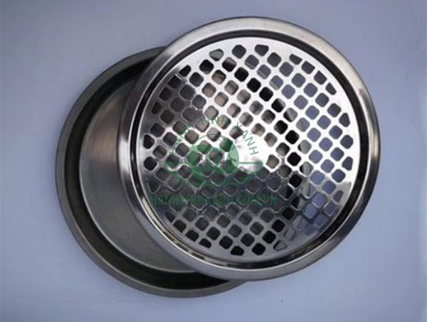 Cấu tạo nắp thùng rác inox gạt tàn