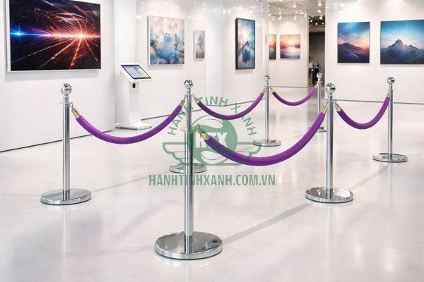 Dây nhung màu tím sang trọng không kém dây nhung đỏ