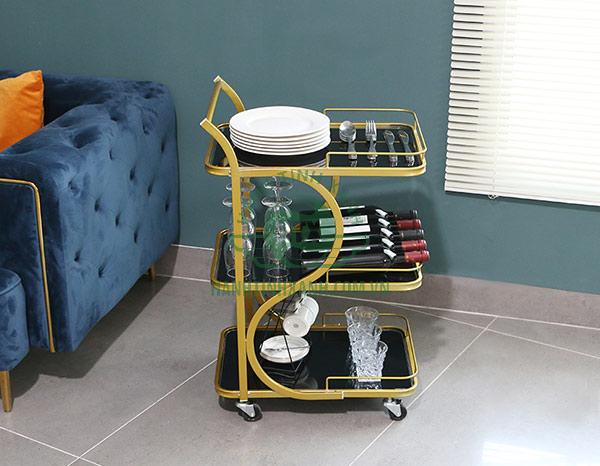 Chân dung 1 mẫu xe đẩy rượu nhập khẩu của Hành Tinh Xanh