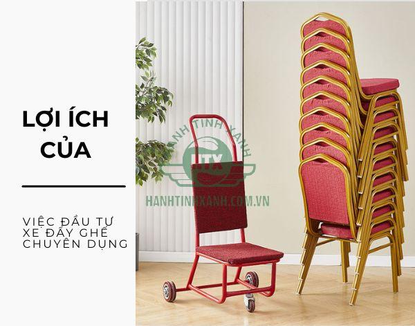 Trang bị xe đẩy ghế mang đến nhiều lợi ích cho người dùng