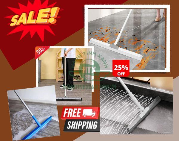 Nhận biết cây gạt nước sàn nhà hàng chính hãng