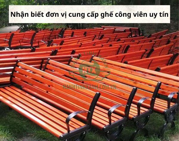 Bên bán ghế công viên hỗ trợ lắp đặt, vận chuyển