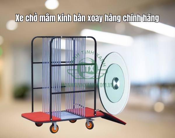 Xe đẩy mâm kính xoay hàng chính hãng sẽ có độ bền cao