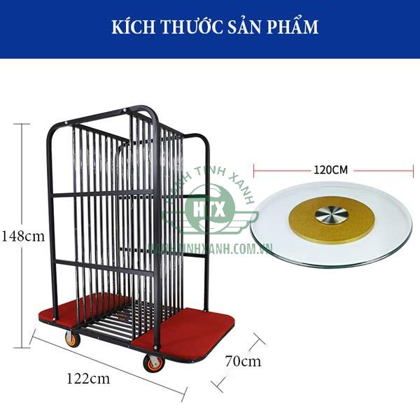 Thông số kỹ thuật xe đẩy mâm xoay cần đúng, chính xác