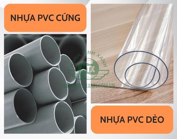 So sánh nhựa PVC cứng và nhựa PVC dẻo