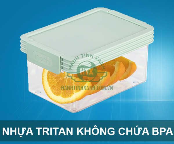 Nhựa tritan được công nhận an toàn vì không chứa BPA và các thành phần độc hại khác