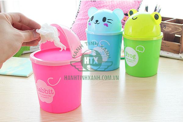 Thùng rác nhỏ xinh chuyên đựng giấy rác nơi bàn làm việc