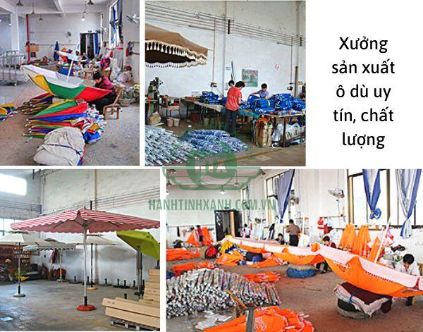 Hành Tinh Xanh - xưởng sản xuất ô dù lệch tâm chất lượng, uy tín