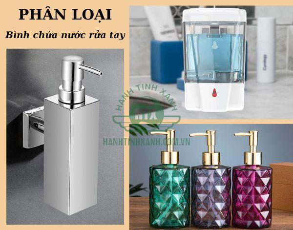 Cùng phân loại các loại hộp đựng nước rửa tay thông dụng hiện nay