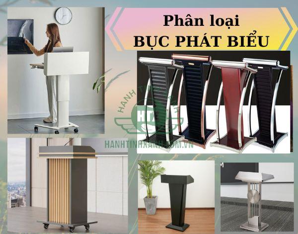 Tìm hiểu về cách phân loại bục phát biểu