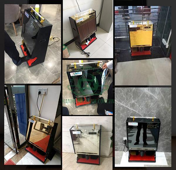 Máy đánh giày cảm ứng tự động hiện rất được ưa chuộng