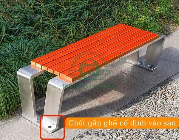 phòng chống mất cắp và hỏng hóc ghế công viên